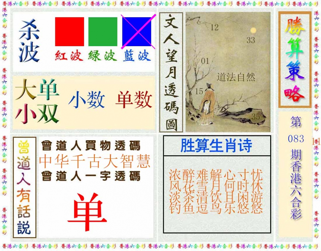 六合彩083期胜算策略(彩)