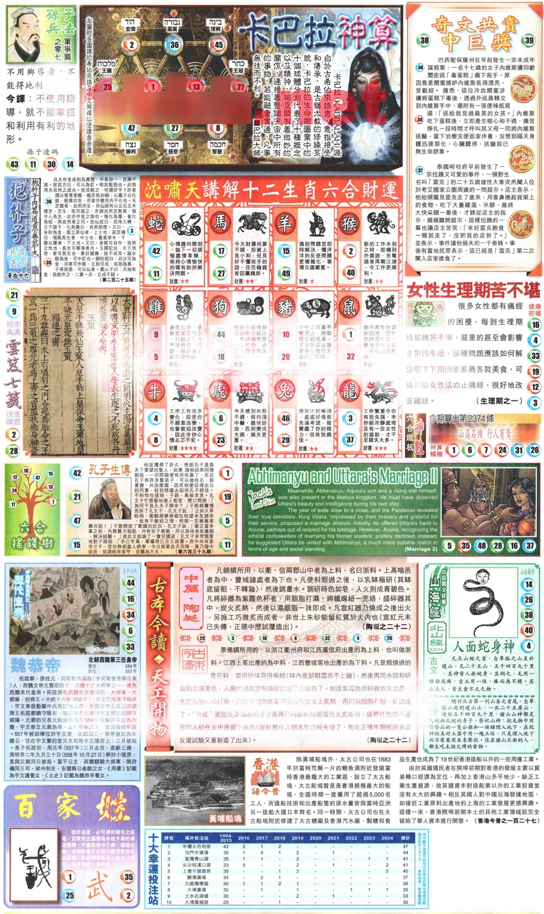 六合彩083期新报玄机(港版)D