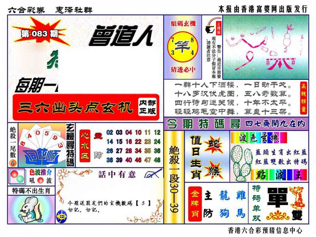 六合彩083期赠道人特马金手指
