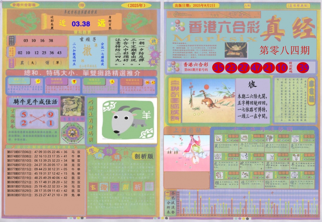 六合彩084期真经A