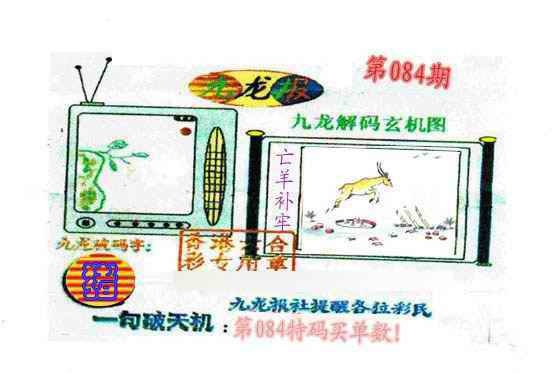 六合彩084期九龙报