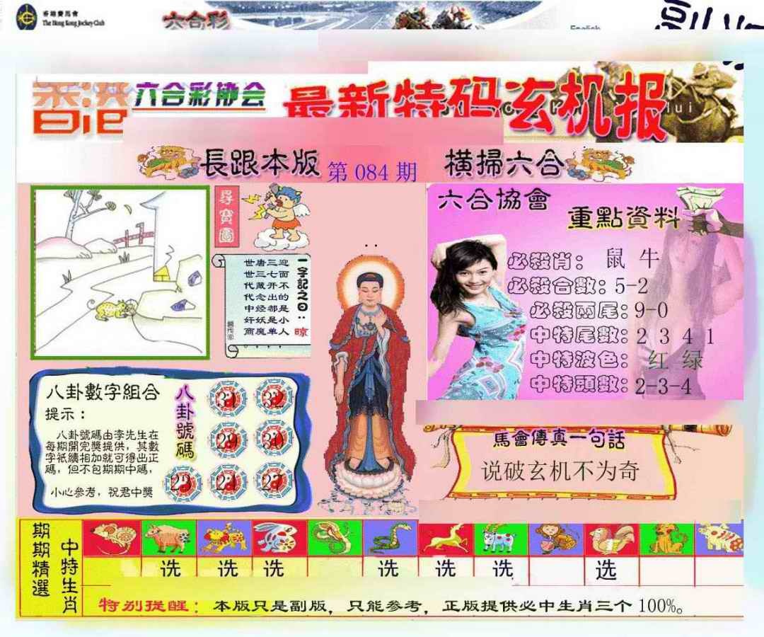 六合彩084期九龙内幕玄机报