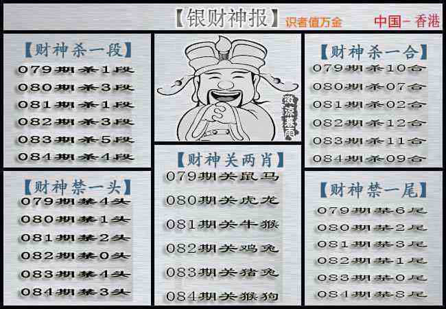 六合彩084期银财神