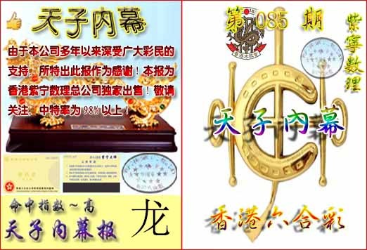 六合彩085期天子内幕报B