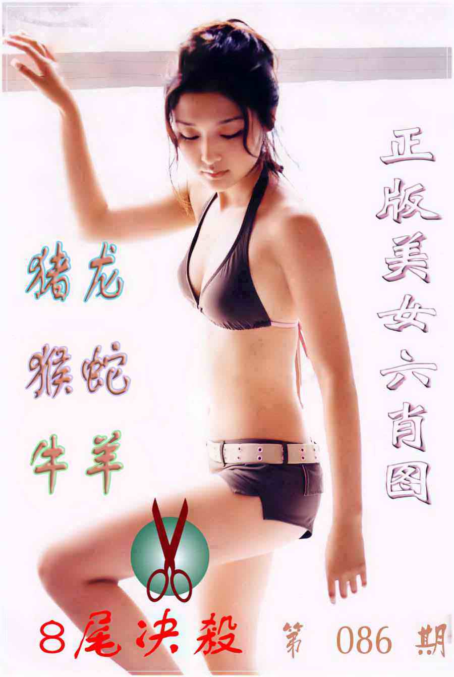 六合彩086期美女六肖图B