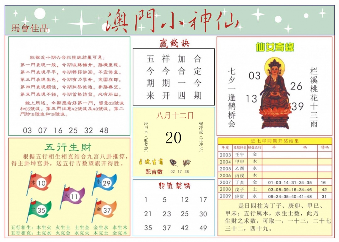 六合彩087期澳门小神仙-2
