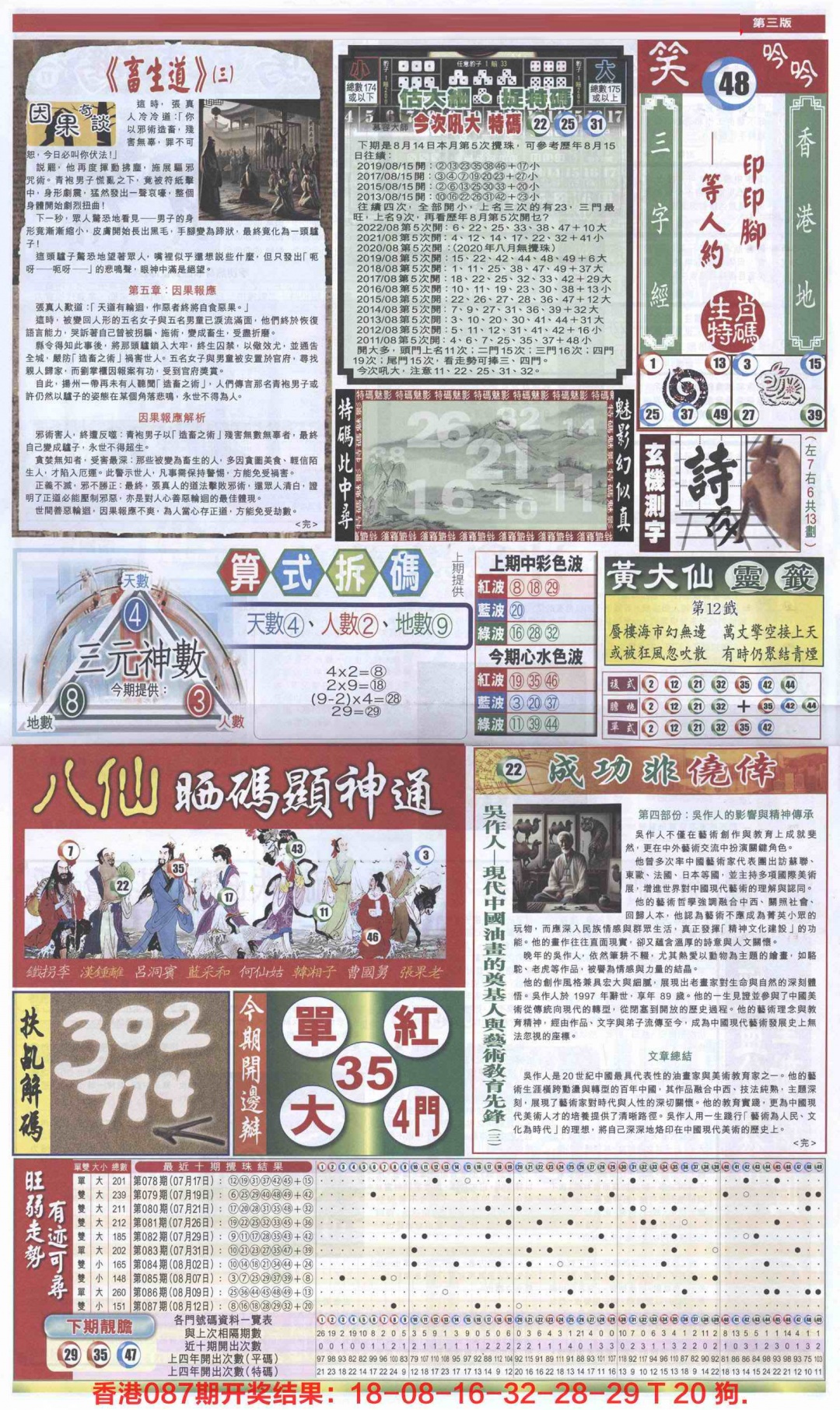 六合彩088期新报跑狗-1(正面)