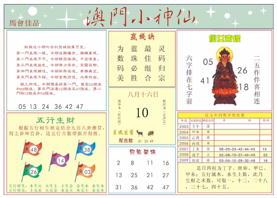 六合彩089期澳门小神仙-2
