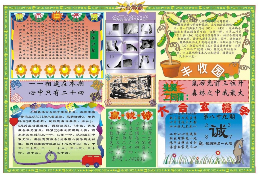 六合彩089期六合解霸B