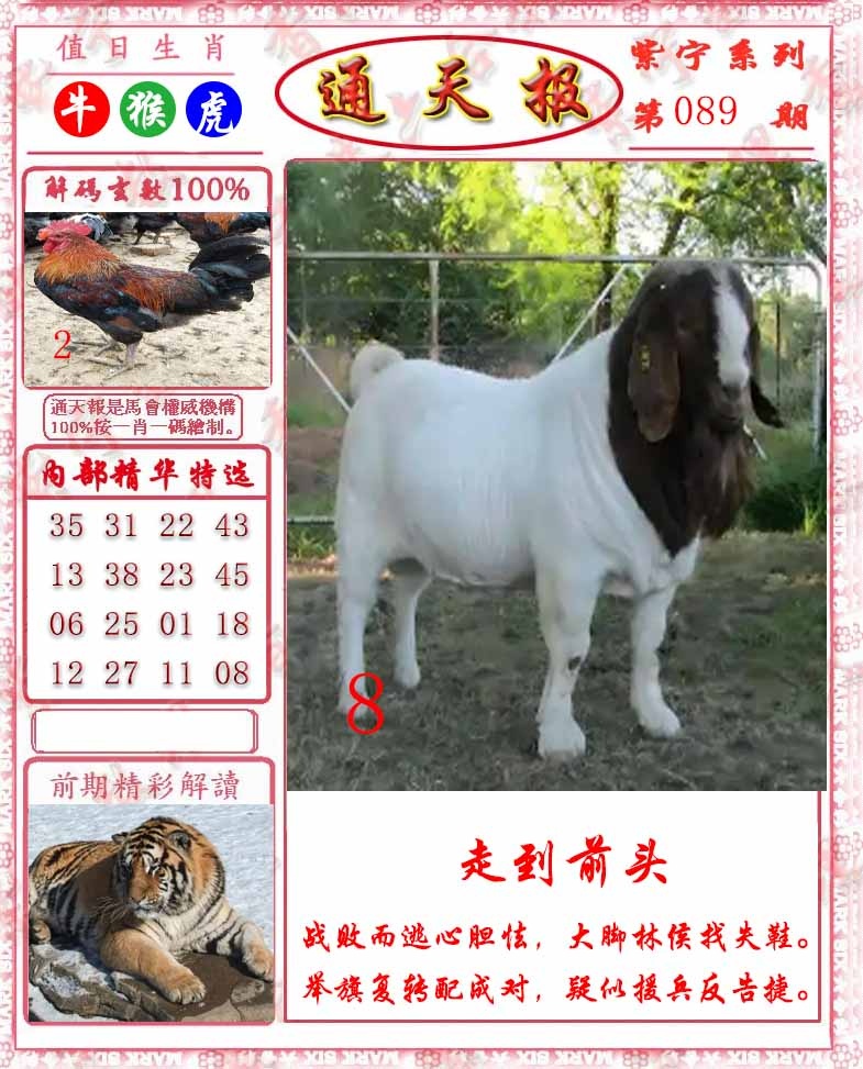 六合彩089期救通报