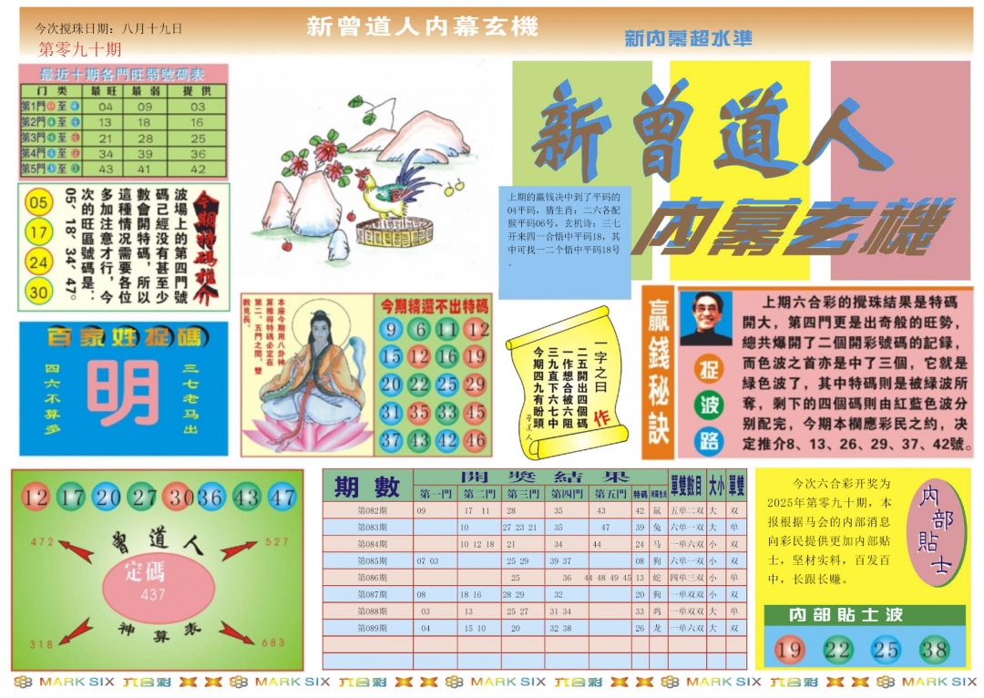六合彩090期新曾道人内幕A