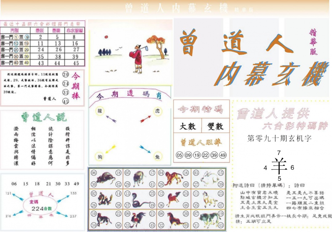六合彩090期曾道人内幕精华版