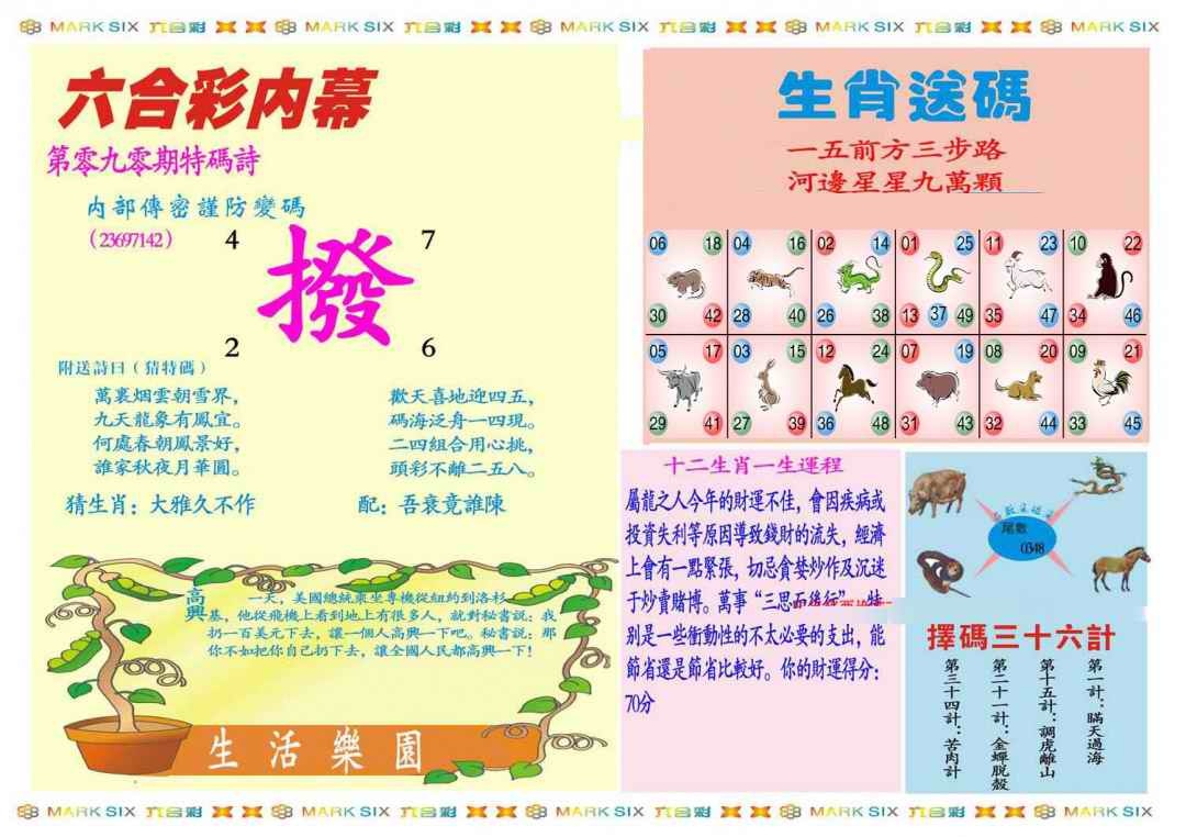 六合彩090期马经内幕B(新图推荐)