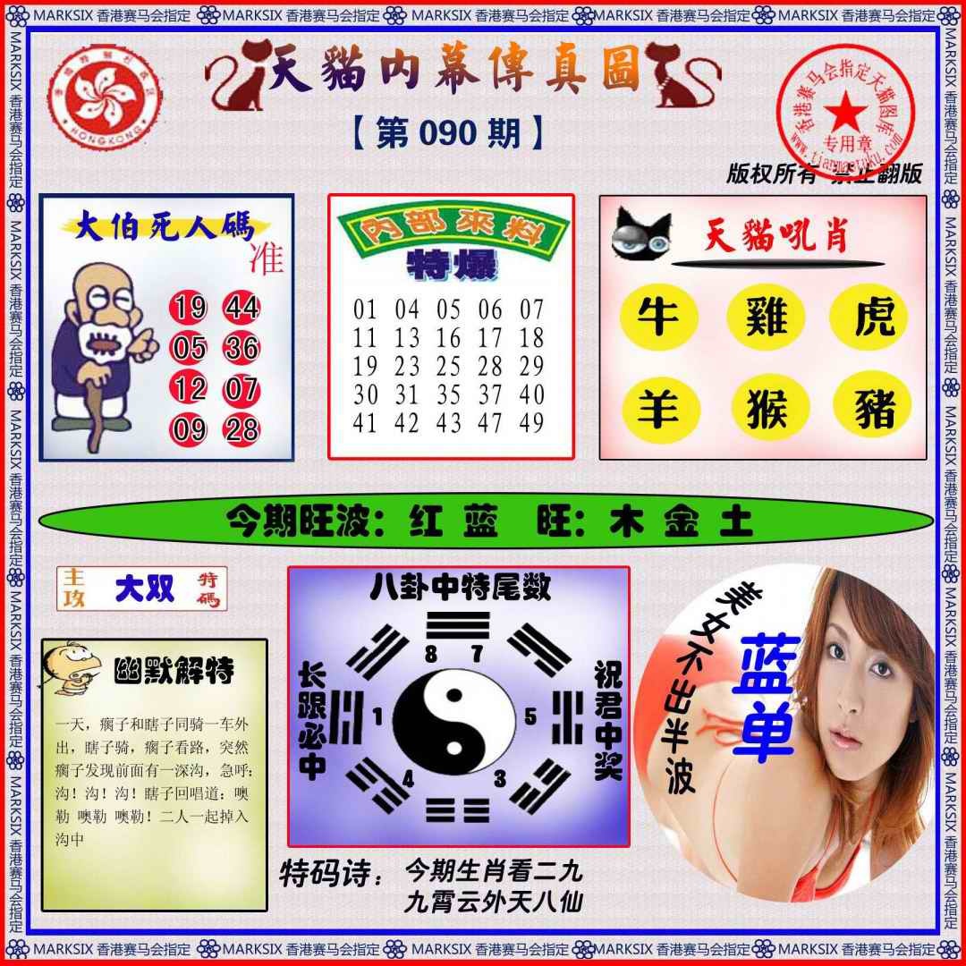 六合彩090期内幕传真图