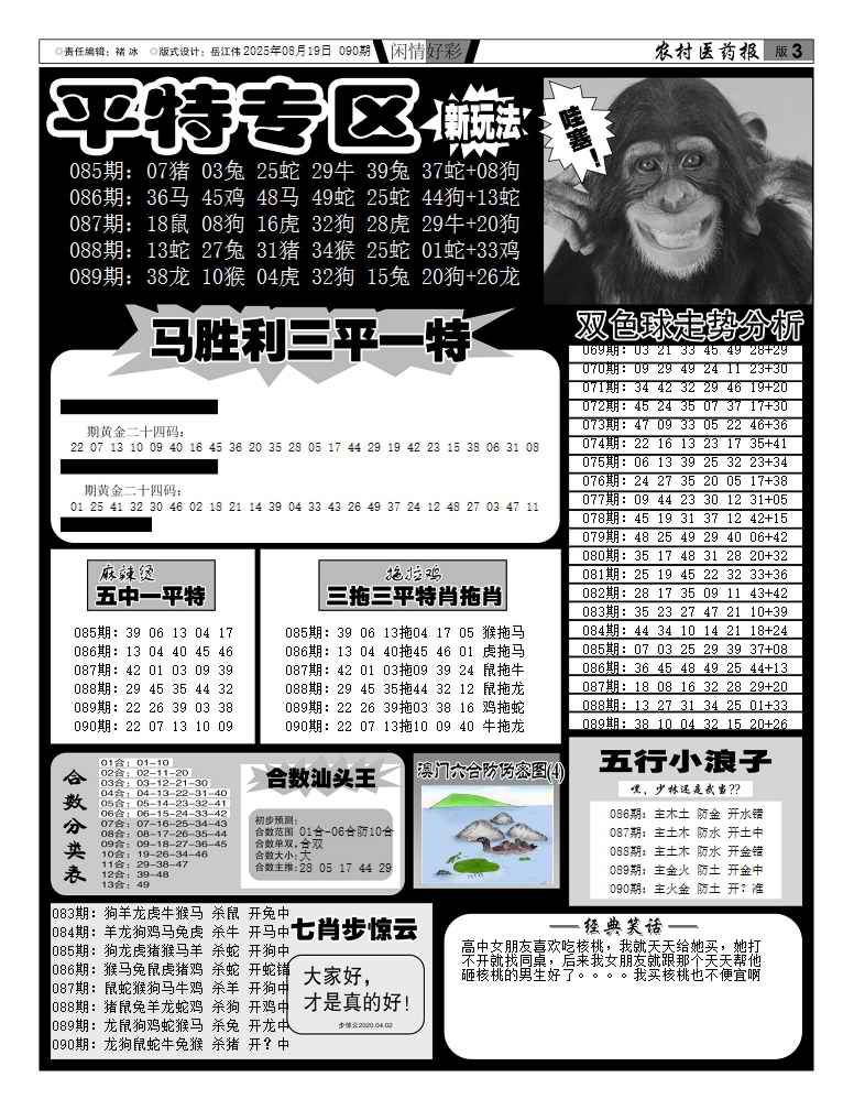 六合彩090期新粤彩(闲情好彩F)