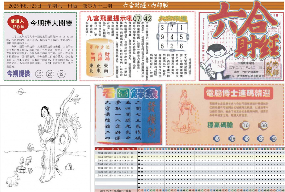 六合彩092期六合财经A