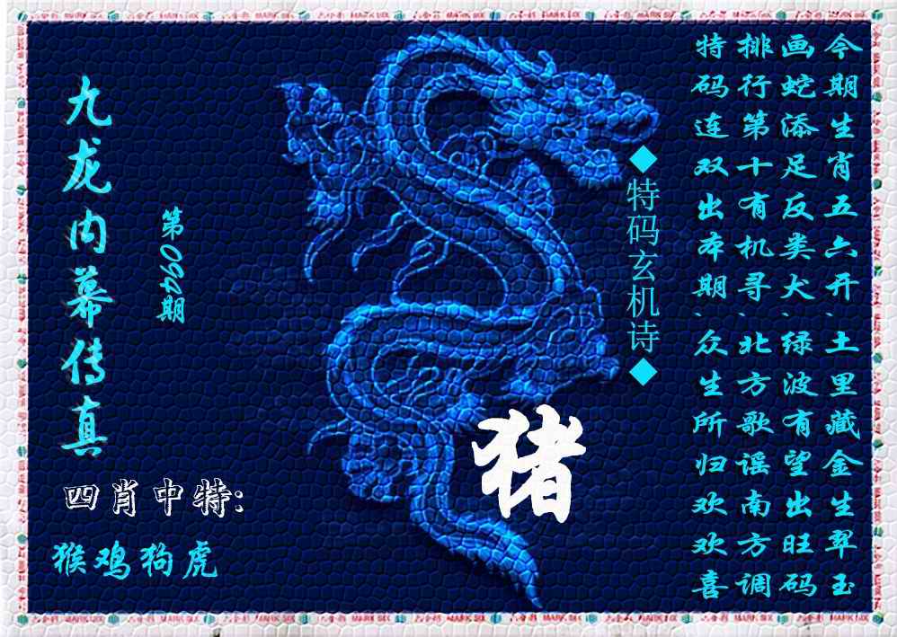 六合彩094期九龙内幕传真(新上市)