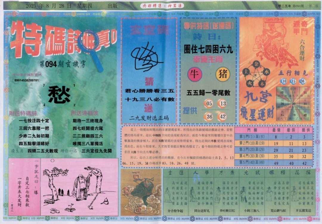 六合彩094期内部精选B