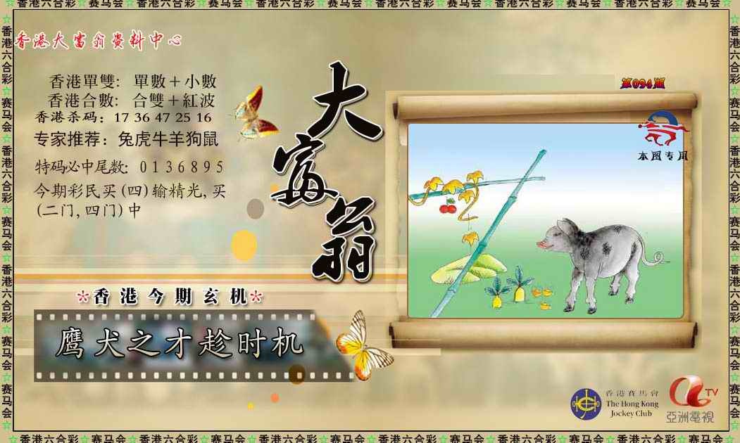 六合彩094期新大富翁