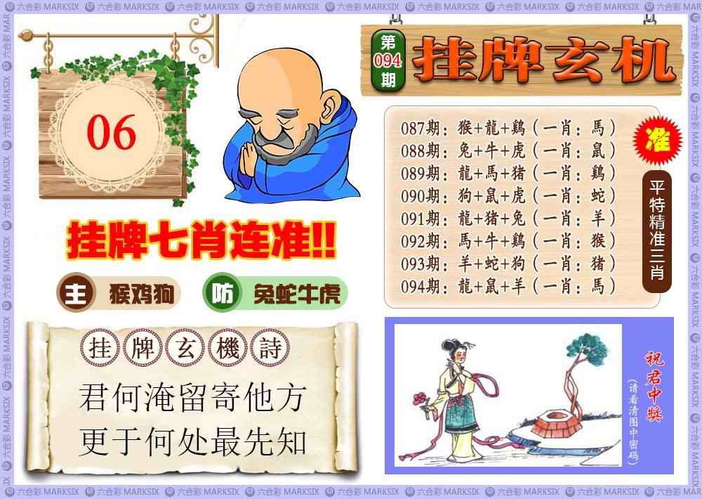 六合彩094期挂牌玄机(新图)