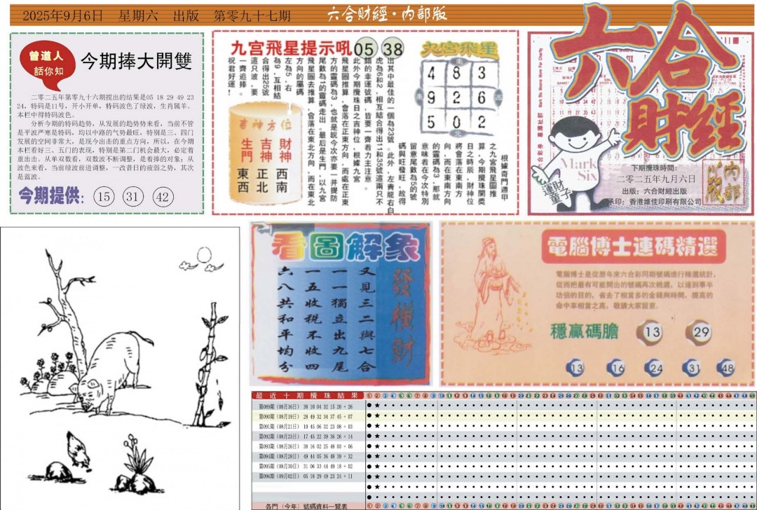 六合彩097期六合财经A