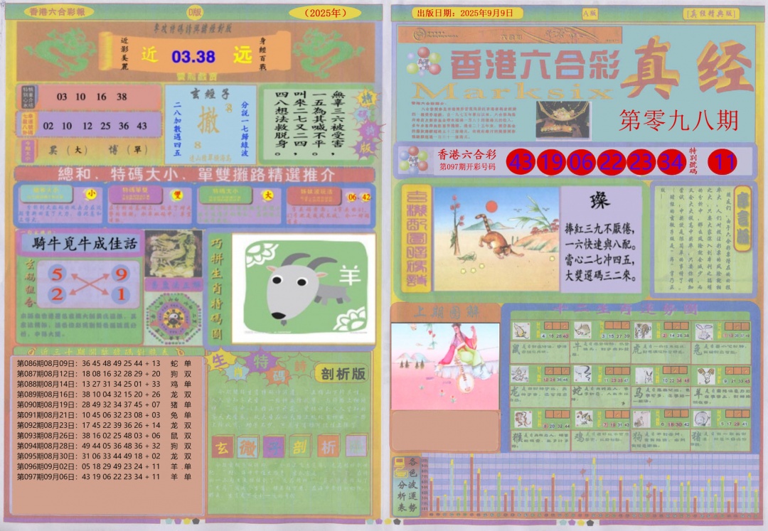 六合彩098期真经A