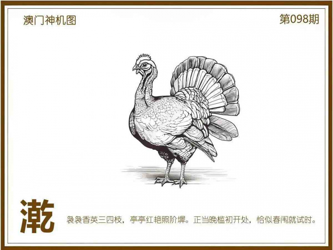 六合彩098期澳门神机图