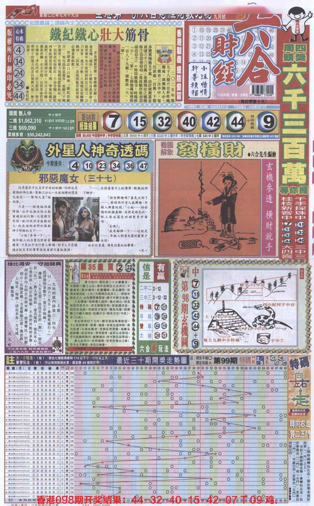 六合彩099期六合财经A加大版