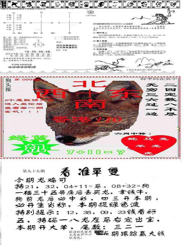 六合彩099期特码内幕B