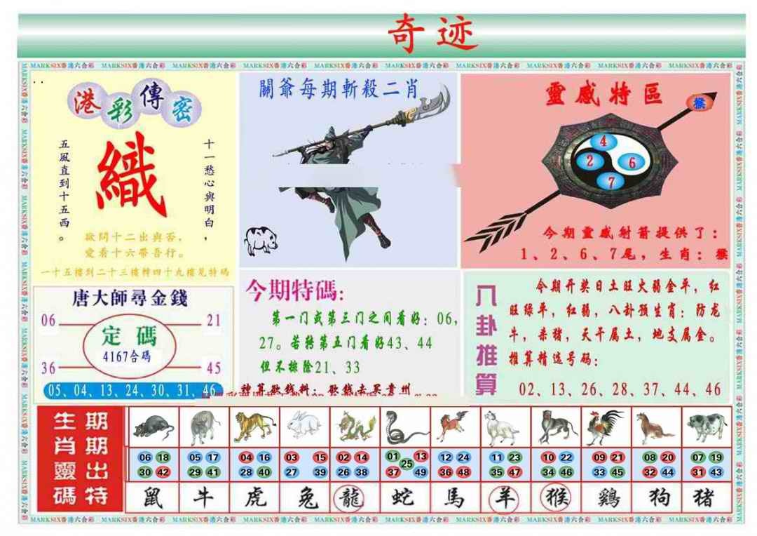 六合彩099期马经奇迹B(新图推荐)