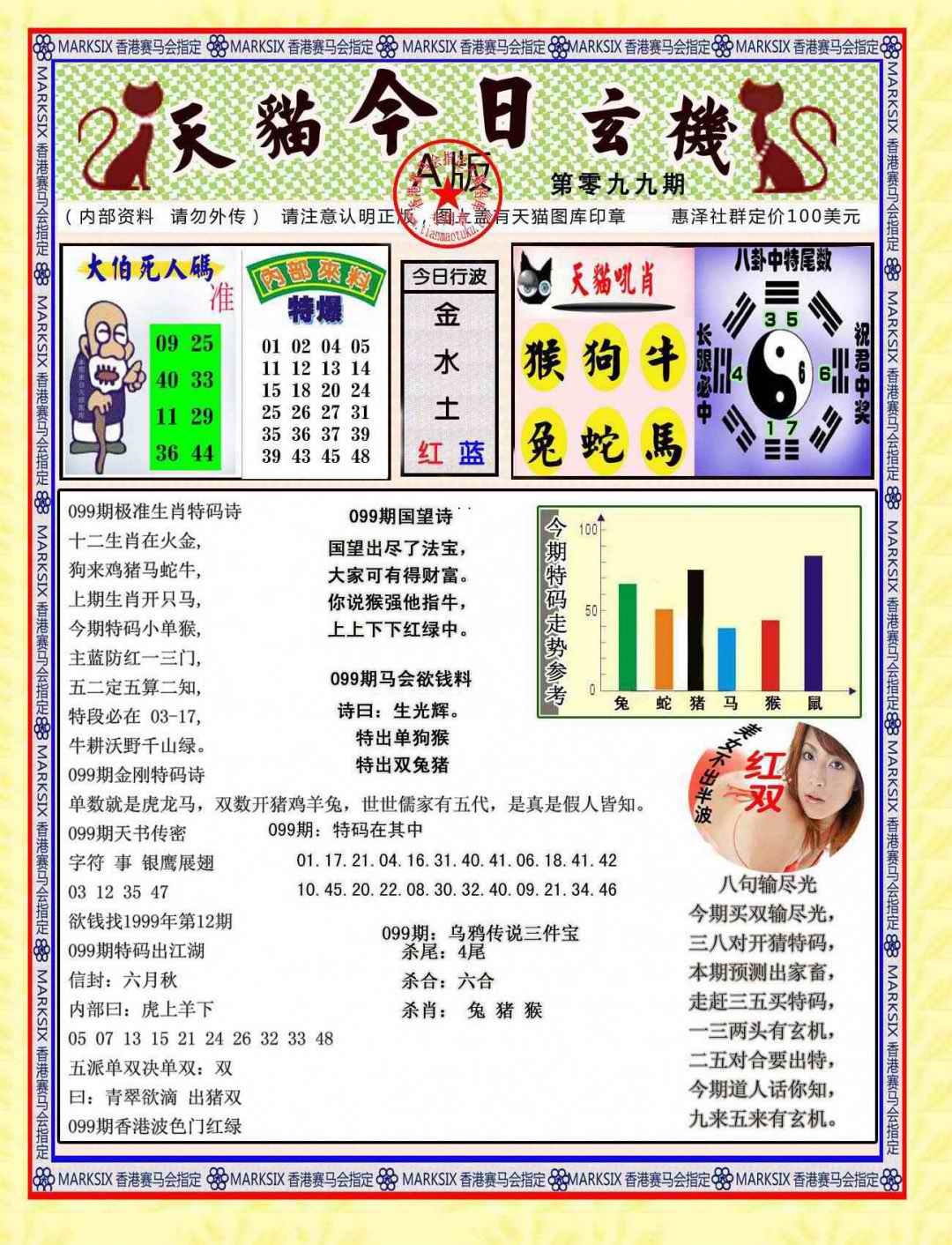 六合彩099期今日玄机图A